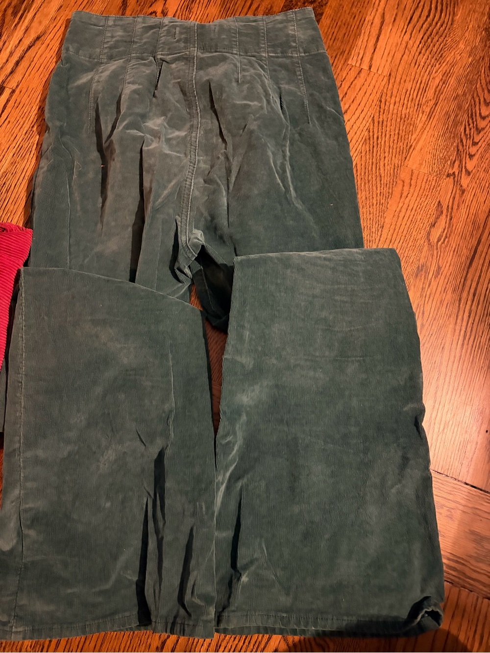 Free People We the Free dark green corduroy pants sz 27 - Picture 2 of 3